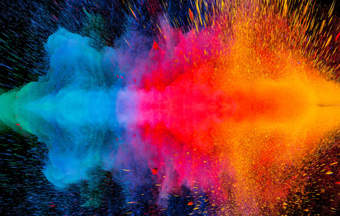 رنگدانه قرمز ، رنگدانه زرد ، رنگدانه صورتی