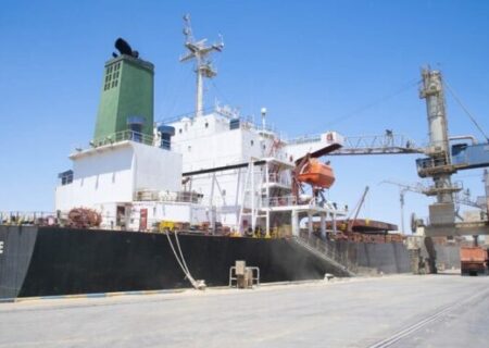 پهلوگیری همزمان هشت فروند کشتی نهاد‌های دامی در بندر امام