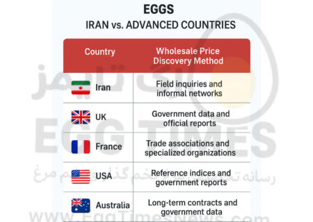 مقایسه روش‌های کشف قیمت عمده تخم‌مرغ در ایران و کشورهای پیشرفته