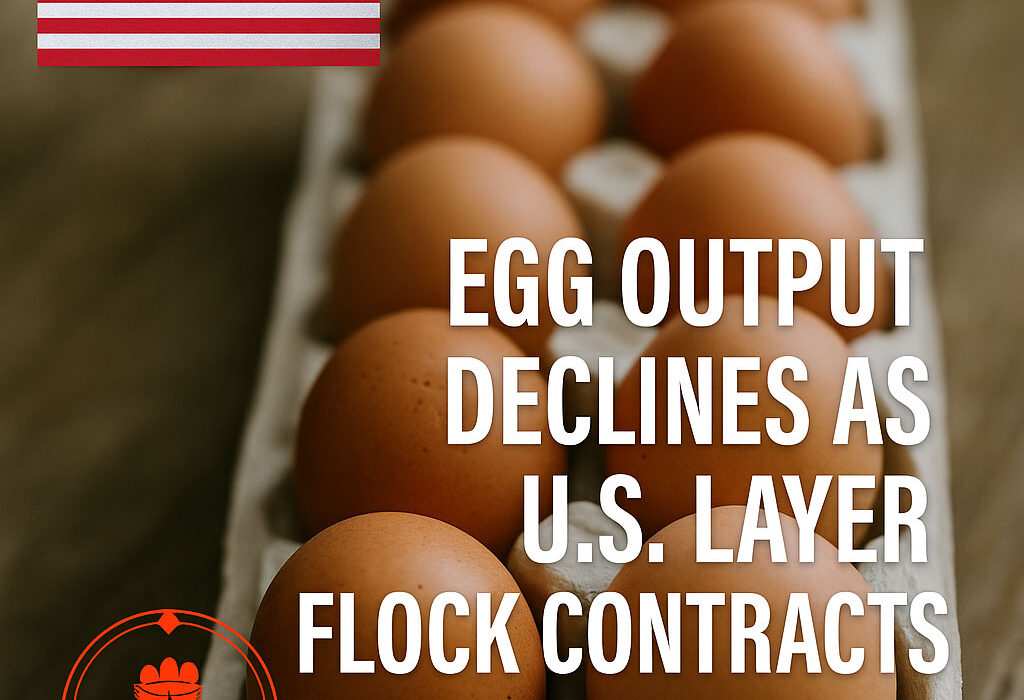 روند نزولی در صنعت تخممرغ امریکا؛ تولید و نرخ تخمگذاری افت کرد