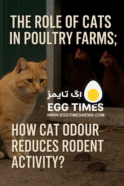 نقش گربه در مرغداری؛ چگونه بوی گربه باعث کاهش فعالیت موشها میشود؟