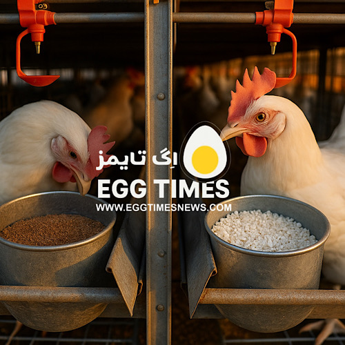 بهینهسازی تغذیه دوبخشی (Split Feeding) در مرغهای تخمگذار با مدلسازی پیشرفته