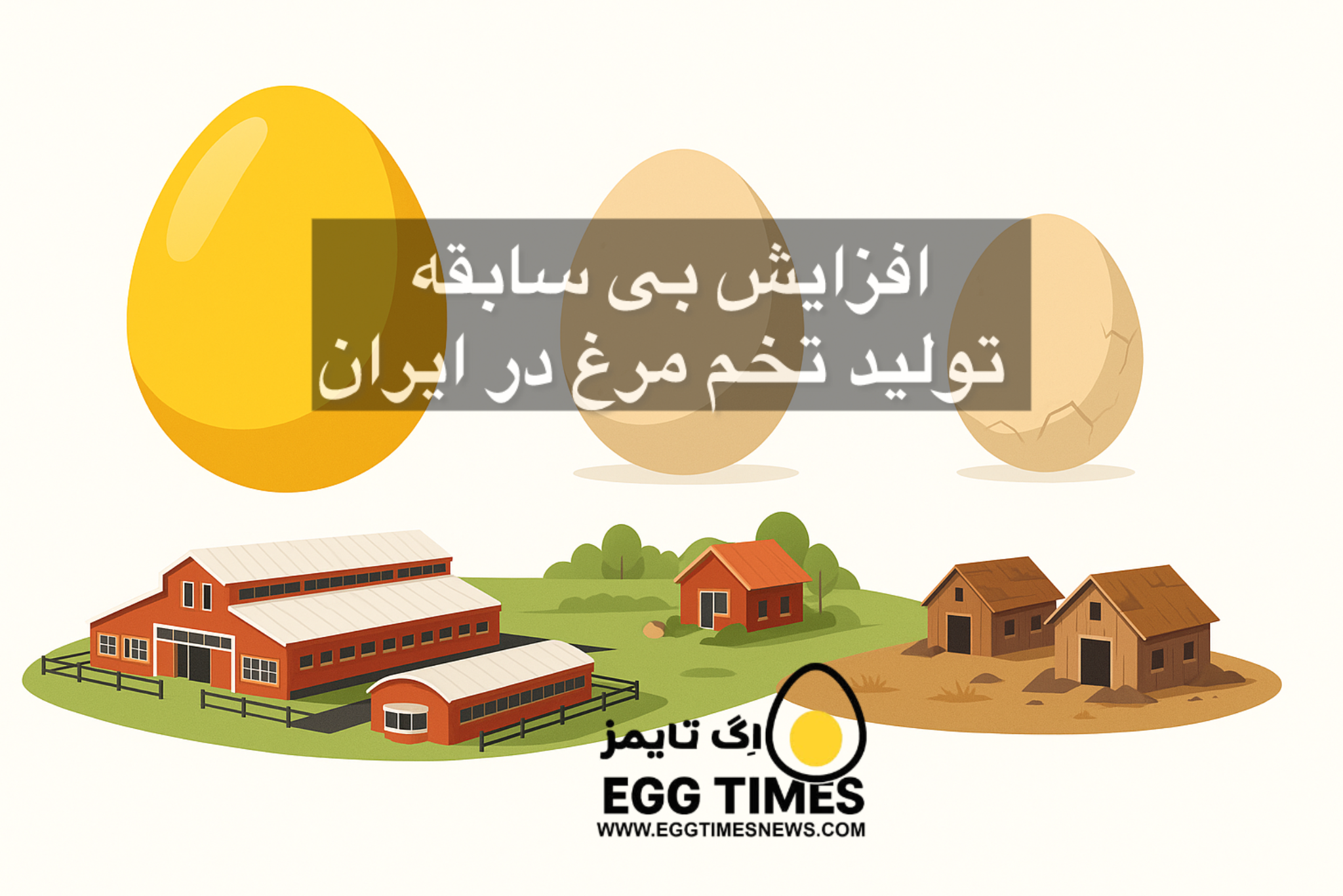 افزایش بی‌سابقه تولید تخم‌مرغ در ایران
