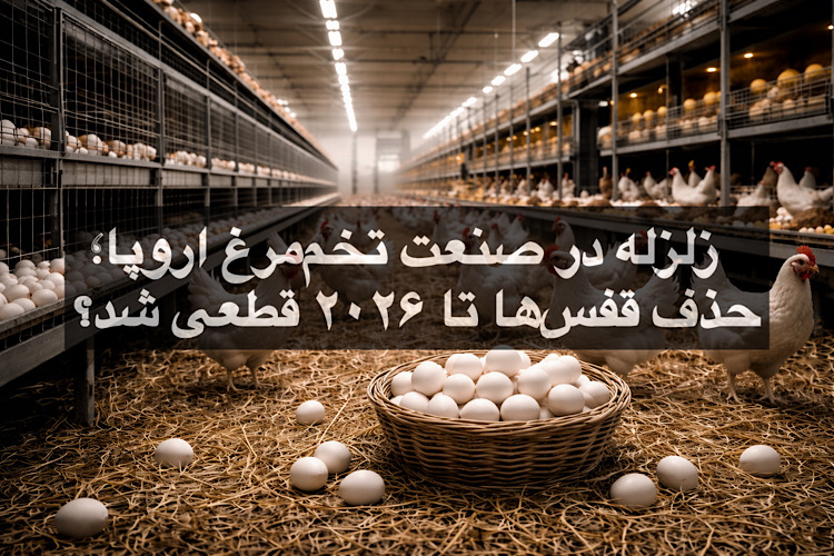 زلزله در صنعت تخممرغ اروپا؛ حذف قفسها تا ۲۰۲۶ قطعی شد؟
